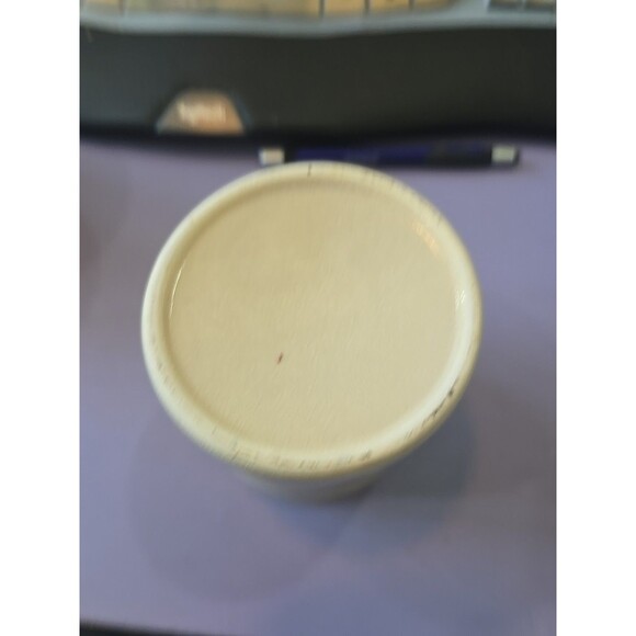 New Merry Christmas Crackled Jar Crock Snowman Tree Henton Candle Holder Small - Picture 6 of 8